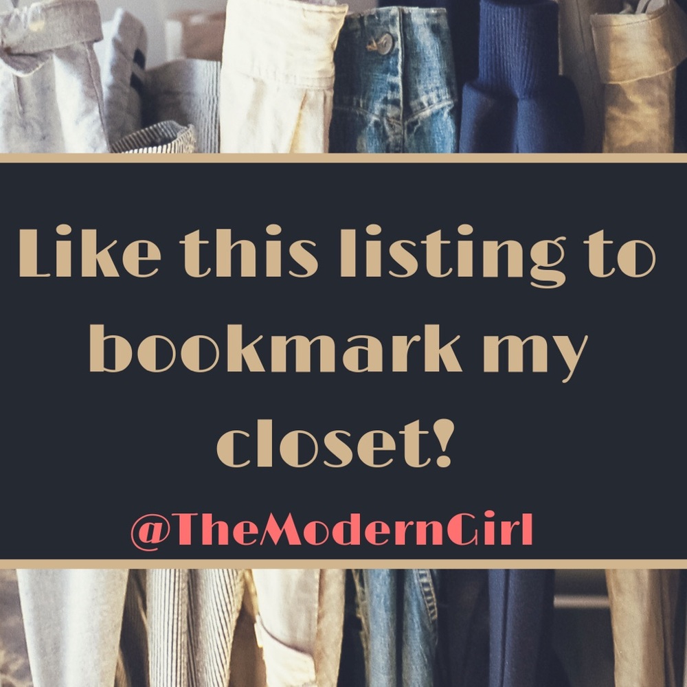 ✨ Bookmark my closet! ✨